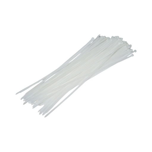 [AMAT6-100533] Faseta colier plastic alb 4.8x380mm 100 buc/set Longroad