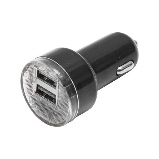 [AMAT6-100709] Incarcator telefon priza bricheta 2 USB 2.1A negru fara fir