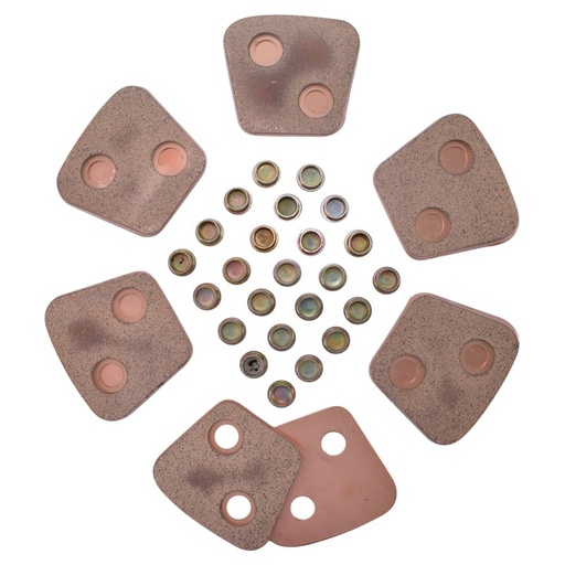 [AMAT6-101193] Set 12 ferodouri cu nituri disc ambreiaj 4mm 77x69 D1010 U-1010