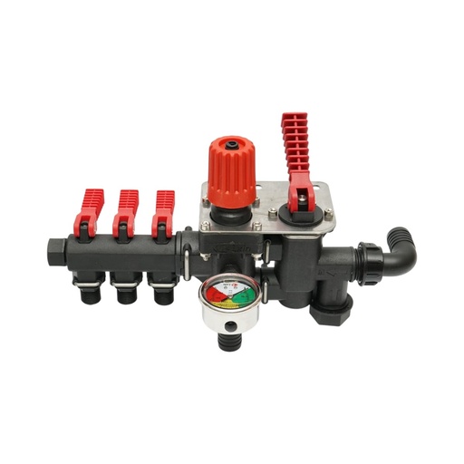 [AMAT6-101225] Distribuitor cu 3 cai si manometru cu glicerina pentru erbicidator