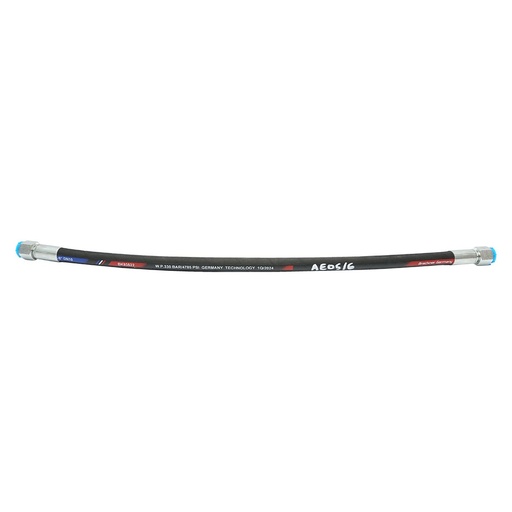 [AMAT6-101374] Furtun presiune 2SN DN10 sertizat cu capete fixate hidraulic L = 600 mm (Reductie M20X20)