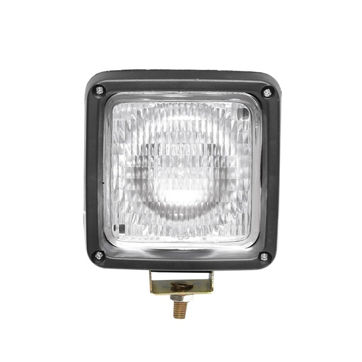 [AMAT6-101587] Proiector patrat L=100mm, pentru bec halogen H3 12V 55W - 24V 70W fara bec