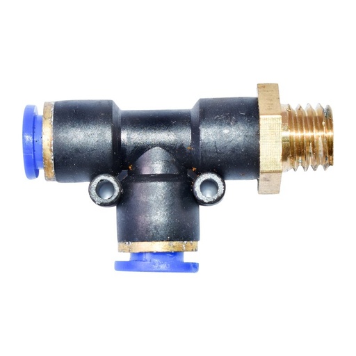 [AMAT6-102548] Mufa rapida T plastic amp surub metalic fi 8x8 cu M12