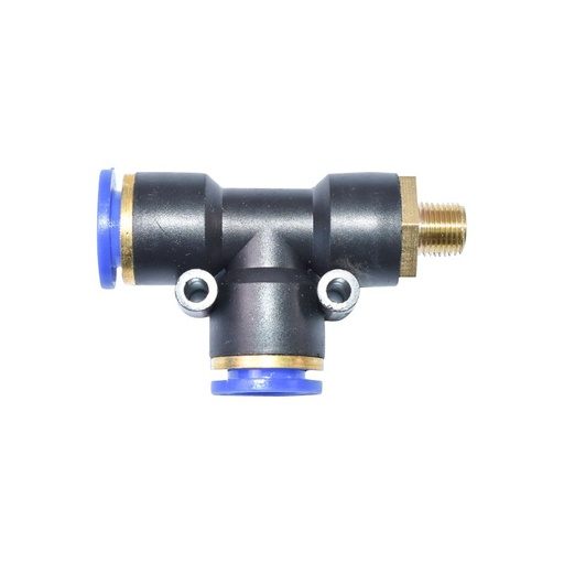 [AMAT6-102552] Mufa rapida T plastic si surub metalic fi 12x12 cu 1/8