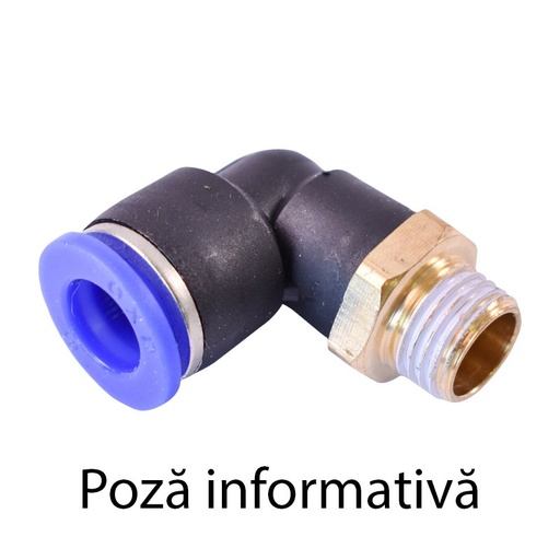 [AMAT6-102695] Mufa rapida cot plastic si surub metalic fi 8 cu M16