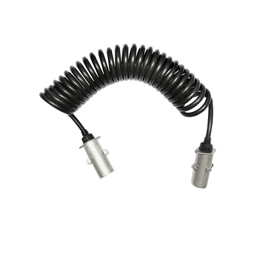 [AMAT6-102915] Cablu transfer curent 1x0,75mm+6*0,5mm / 7,5m alb 6+1 pini