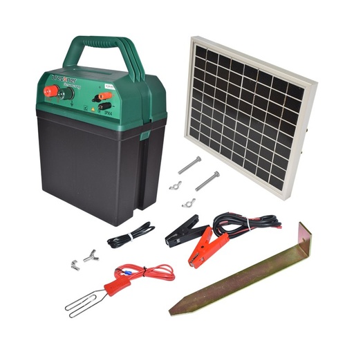 [AMAT6-103038] Aparat generator de impulsuri 9-12V 0.38 Joule cu panou solar 10W pentru gard electric