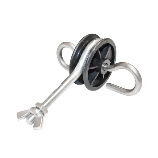 [AMAT6-103091] Izolator cu ancorare dubla, filet cu fluturas 5,9mm 89x83.3mm gard electric