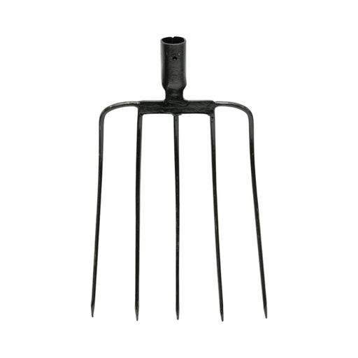 [AMAT6-103114] Furca metal Elvetiana cu 5 coarne (fara maner)