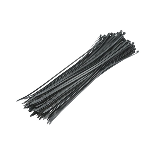 [AMAT6-103339] Faseta colier plastic negru 3.5x300mm 100 buc/set Longroad