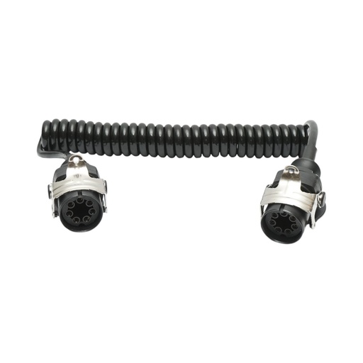 [AMAT6-103485] Cablu ABS 7 poli 24V 4.5m spiralat