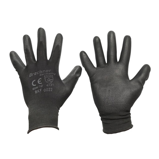 [AMAT6-104404] Manusi de lucru sintetice cauciucate negre marimea 10