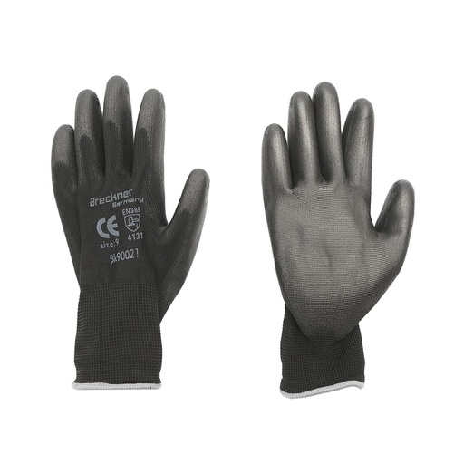 [AMAT6-104405] Manusi de lucru sintetice cauciucate negre marimea 9
