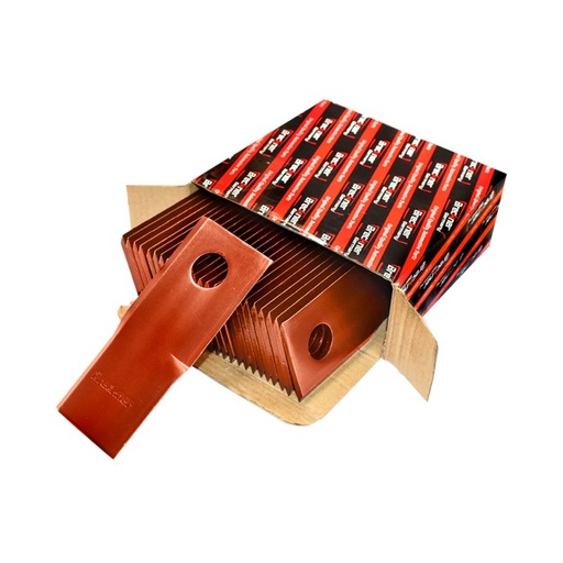 [AMAT6-104641] Lama torsionata, sens de rotatie dreapta pentru cositoare rotativa 120x48x4mm 18,5mm
