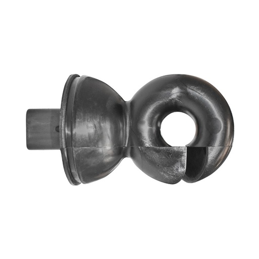[AMAT6-104683] Izolator inelar negru pentru stalp metalic 59x33mm gard electric