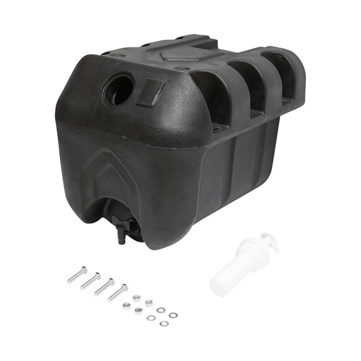[AMAT6-104987] Rezervor apa 30L cu robinet si dozator de sapun 250ml. plastic negru 332x420x331 mm