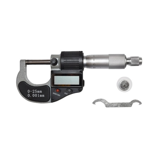 [AMAT6-105514] Micrometru de exterior cu afisaj digital si cadru emailat, metric 0-25mm
