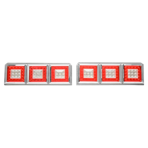 [AMAT6-105595] Set lampi spate camion cu LED fara semnalizare 598x220, 12/24V