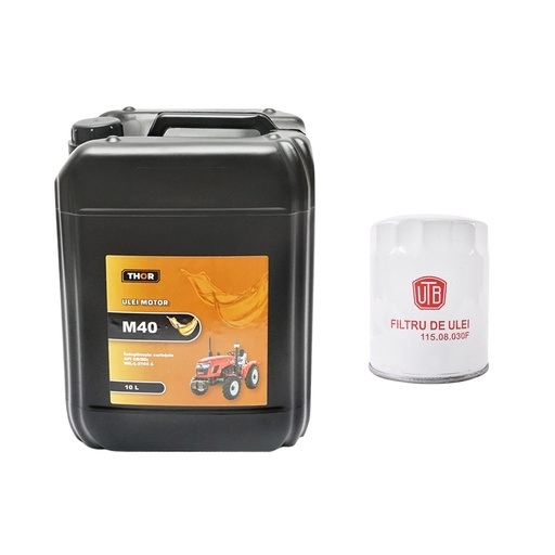 [AMAT6-106225] Pachet schimb filtru ulei si ulei motor M40 10L pentru tractor UTB U-445
