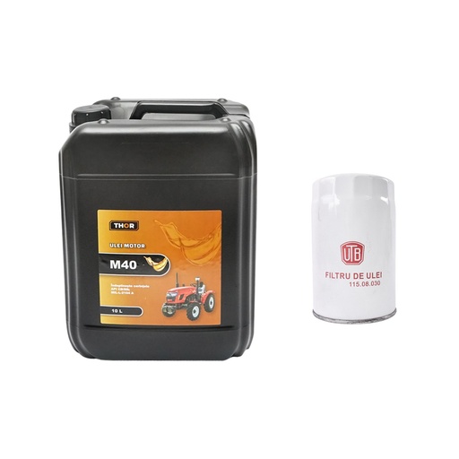 [AMAT6-106227] Pachet schimb filtru ulei si ulei motor M40 10L pentru tractor UTB U-650