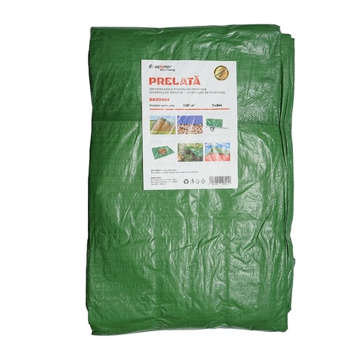 [AMAT6-106232] Prelata cu ochiuri de prindere 100g/m2 verde 5x8m