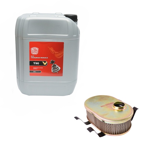 [AMAT6-106295] Pachet schimb filtru si ulei hidraulic T90 20L pentru tractor UTB U-650