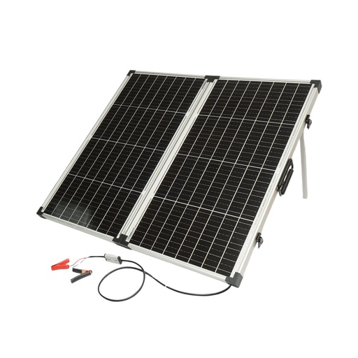[AMAT6-106599] Panou solar 120W fotovoltaic monocristalin tip valiza cu regulator de tensiune 12/24V 20Ah 2 USB-uri