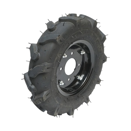 [AMAT6-106625] Roata completa 400/8 R1 8PR crampon cu janta neagra