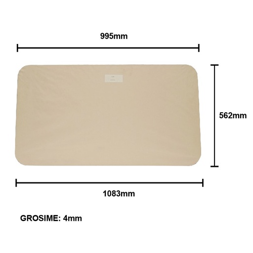 [AMAT6-106642] Geam 1083x562mm parbriz cabina patrata tip vechi UTB U-445