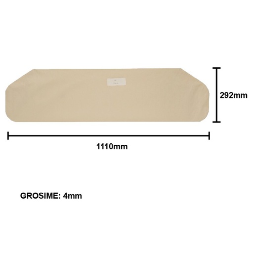 [AMAT6-106651] Geam 1110x292x4mm luneta jos cabina patrata tip vechi UTB U-650