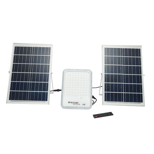 [AMAT6-106660] Lampa LED cu panouri solare 50W proiector 150W telecomanda, baterie 3,2V/40Ah