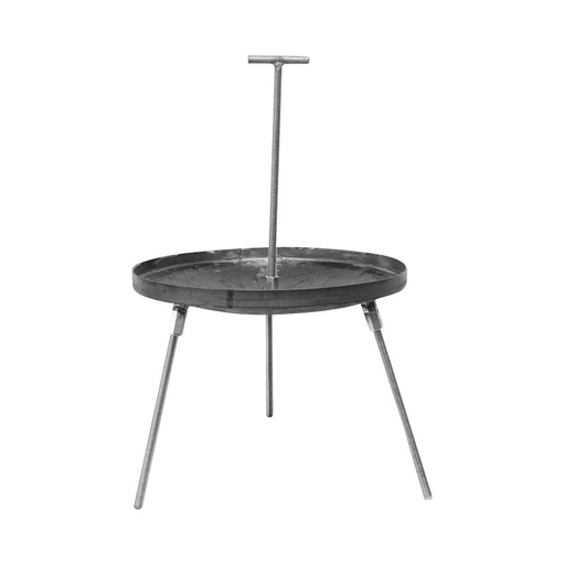 [AMAT6-106758] Disc pentru gratar cu margine din otel, 3 picioare si maner, 460 mm, cu stanta UTB