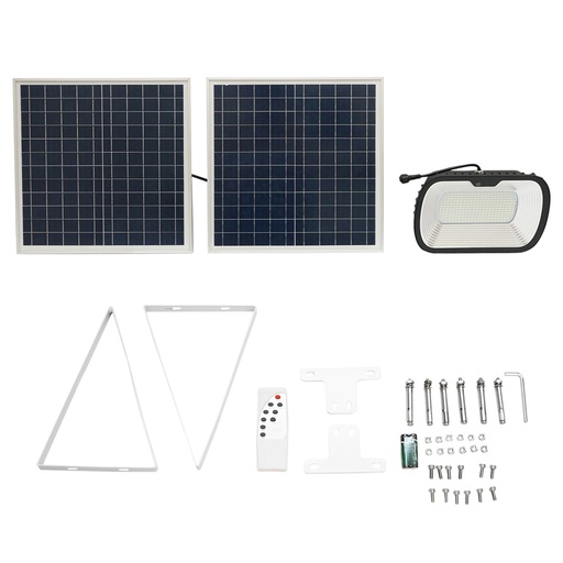 [AMAT6-106960] Lampa LED 240x0.5W cu panou solar 35W si baterie 7.4V/15Ah