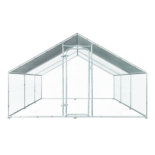[AMAT6-106997] Cotet exterior din otel galvanizat pentru pasari 600x300x195cm