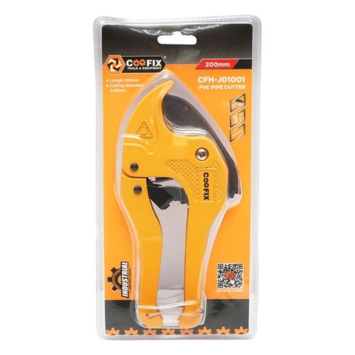 [AMAT6-107204] Dispozitiv de taiat tevi PVC, PP, PU, PE 200mm cu lama high quality si diametru de taiere 3-42mm Coofix