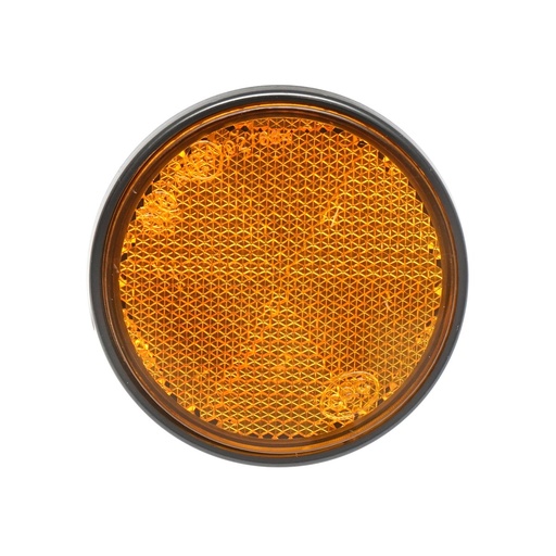 [AMAT6-107418] Reflectorizant rotund 60mm galben lateral