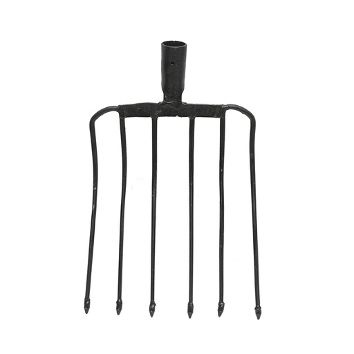 [AMAT6-107965] Furca metal cu 6 coarne (fara maner)