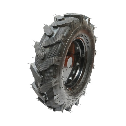 [AMAT6-108019] Anvelopa cu janta neagra 600/12 R1 8PR crampon