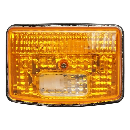 [AMAT6-108366] Lampa semnalizare frontala dreptunghiulara alb-galben pentru New Holland, Fiat si UTB U-445
