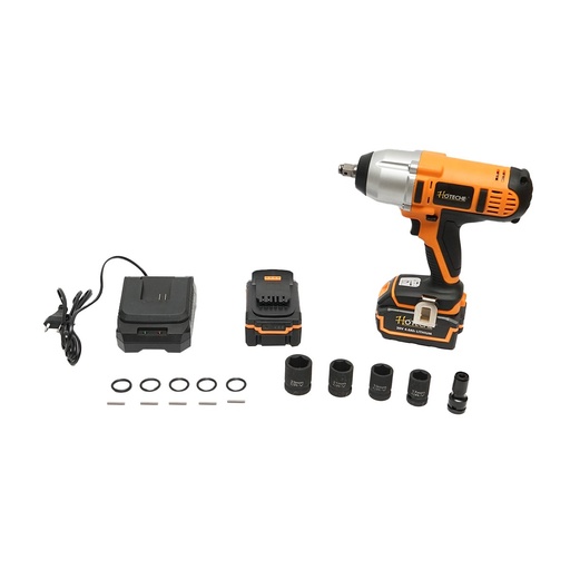 [AMAT6-108547] Masina de insurubat 1/2 cu impact 20V 450Nm, baterie 2x4.0Ah Hoteche