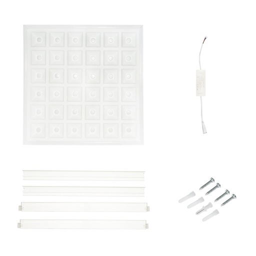 [AMAT6-108605] Panou LED slim 48W, 220V, IP20, 600x600x43mm aplicat sau pentru tavan casetat cu driver inclus
