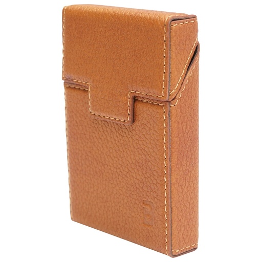 [AMAT6-108611] Husa maro din piele pentru pachet de tigari P24