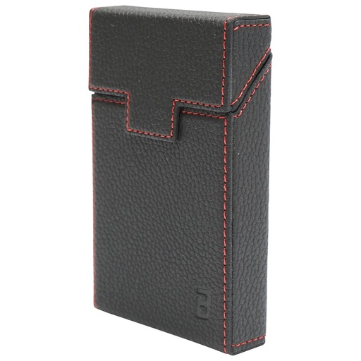 [AMAT6-108627] Husa neagra din piele pentru pachet de tigari P27