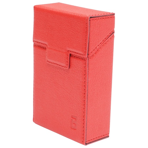 [AMAT6-108636] Husa rosie din piele pentru pachet de tigari P22
