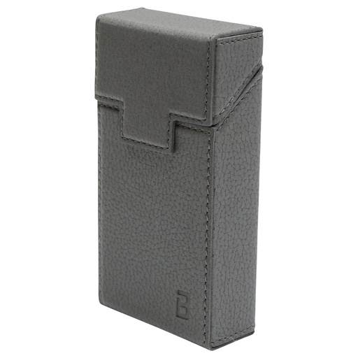 [AMAT6-108655] Husa gri din piele pentru pachet de tigari P25