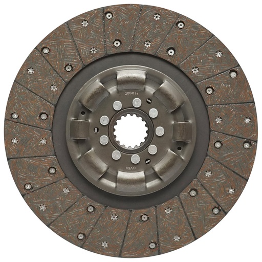[AMAT6-108761] Disc ambreiaj cu ferodou si arc 16 caneluri pentru Tractor Forestier cu motor Perkins