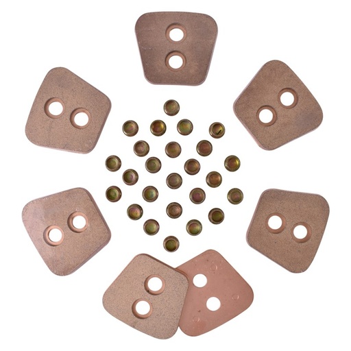 [AMAT6-101191] Set ferodouri disc ambreiaj 4,8mm 12 bucati cu nituri D1010 U-1010