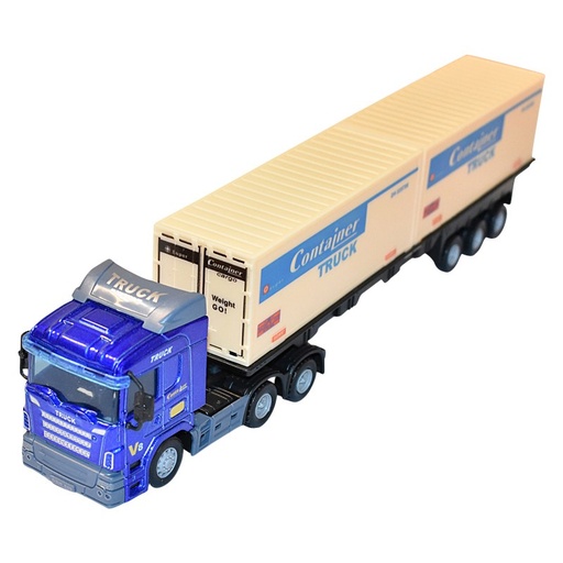 [AMAT6-103110] Camion (cap tractor cu remorca) Albastru jucarie