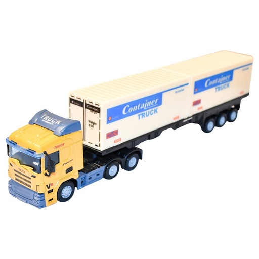 [AMAT6-103111] Camion (cap tractor cu remorca) Galben jucarie