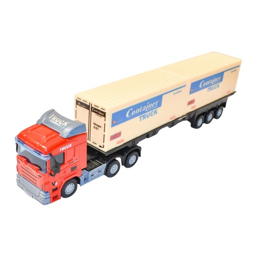 [AMAT6-103112] Camion (cap tractor cu remorca) Rosu jucarie